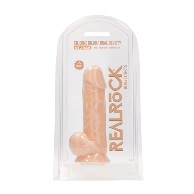 Silicone Dildo with Balls - 9 / 21,6 cm