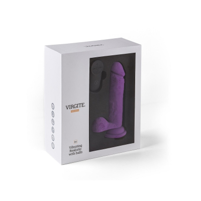 REALISTIC VIBRATOR \"R12\" PURPLE 14.4CM\nW