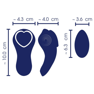 Smile RC Panty Vibrator Heart