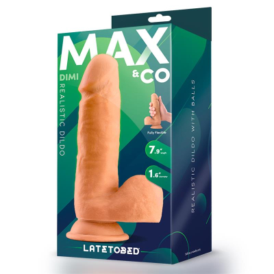 Dimi Realistic Dildo with Testicles 7.9 Flesh