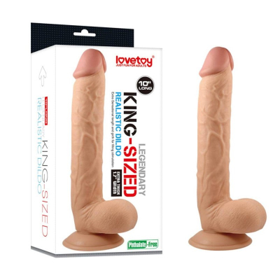 Legendarne Naturalne Dildo z przyssawką 25,5 cm Lovetoy