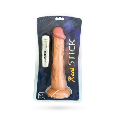 RealStick TOYFA Nude realistic Vibrator, 7 vibration modes, 22.5 cm