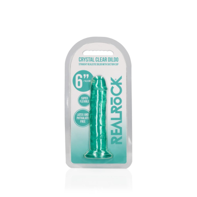 Straight Realistic Dildo with Suction Cup - 6\'\' / 14,5