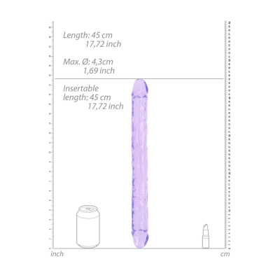 Realistic Double Dong - 18\'\' / 45 cm