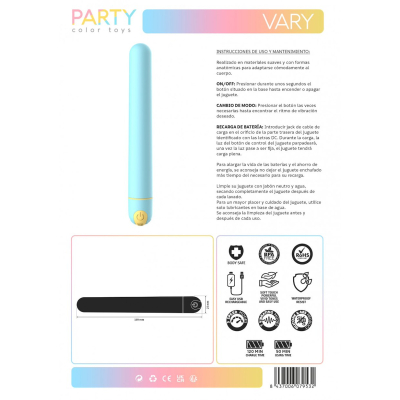 VARY BLUE USB VIBRATOR
