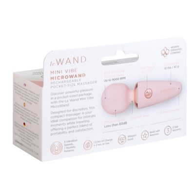 Le Wand Mini Microwand Rose Go