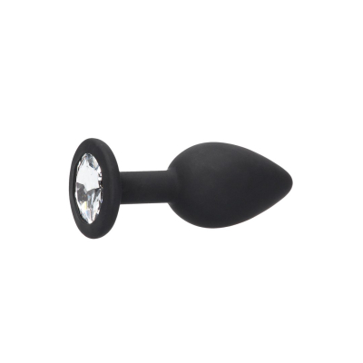 Silicone Butt Plug with Removable Jewelry