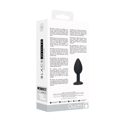 Silicone Butt Plug with Removable Jewelry