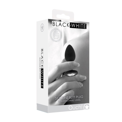 Silicone Butt Plug with Removable Jewelry