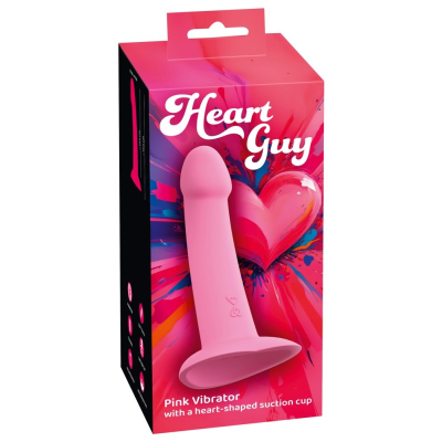 Heart Guy Pink Vibrator