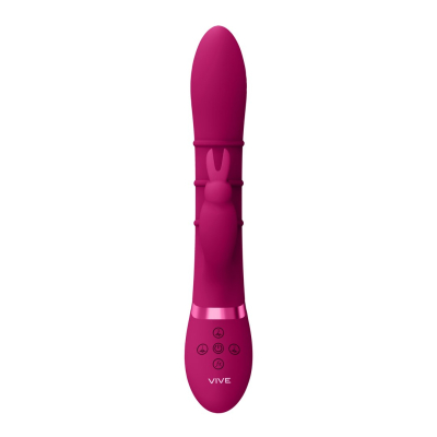 Sora - Up Down Stimulating Rings, Vibrating G-Spot Rabbit - Pink