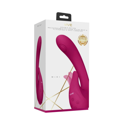 Miki - Pulse Wave Flickering G-Spot Vibrator - Pink