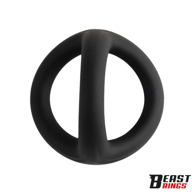 Triple Cock Ring Solid Silicone 44/38/35 mm Size M