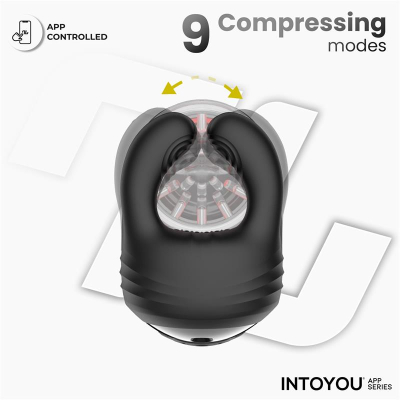 Torky Compressing Rotating Masturbator with App