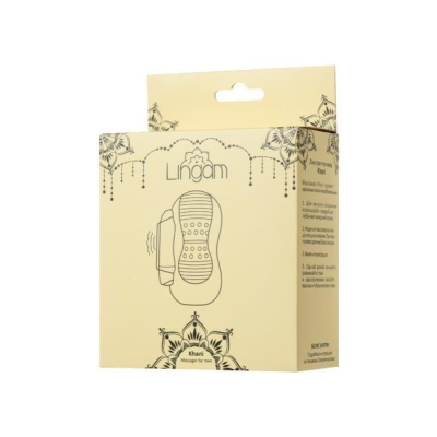 Lingam Khani, Vibrating Masturbator, TPE, Transparent, 9 cm