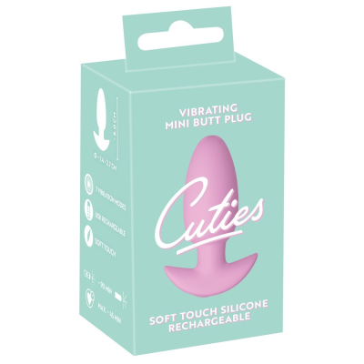 Cuties Vibrating Plug Rose