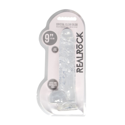 Realistic Dildo with Balls - 9 / 23 cm