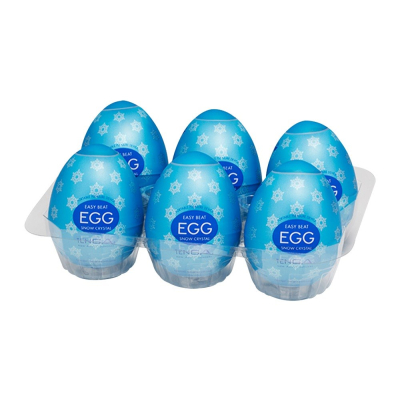 Masturbator Tenga Egg Snow Crystal - 6 sztuk