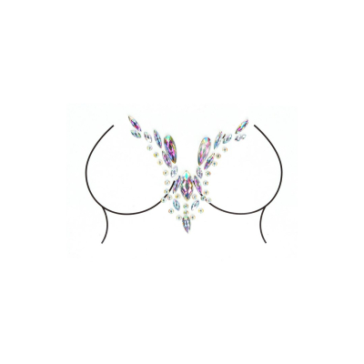 Kiss Garterbelt and Dazzling Deep-V Cleavage Sticker - One Size