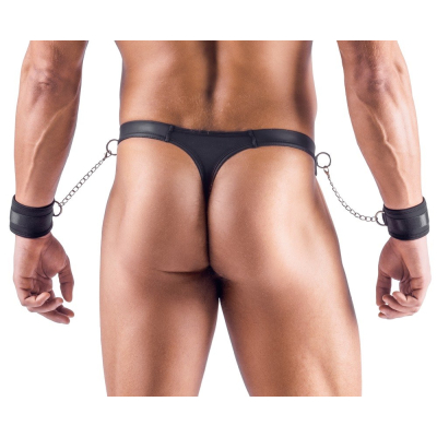 Men\'s Thong and Cuffs L