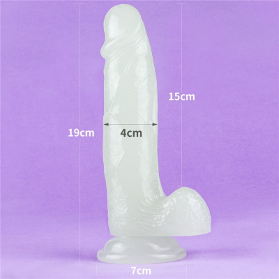 Dildo świecące w ciemności Lumino Play 19 cm Lovetoy