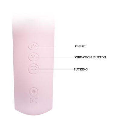 Romance Massage Sucking Vibrator Light Pink