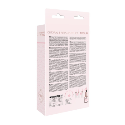 Clitoral Nipple Pump Set Medium - Medium