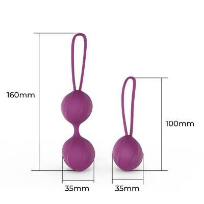 Kelly Kegel Balls Silicone Purple