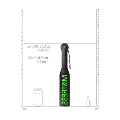 Mistress Paddle - Glow in the Dark - Neon Green