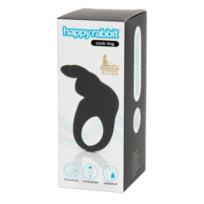 Happy Rabbit Cock Ring Black