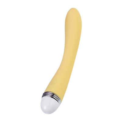 Vibrator Flovetta by Toyfa Calla, silicone, yellow, 22 cm