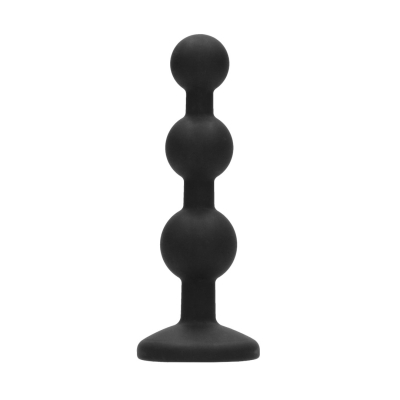 Silicone Beaded Diamond Butt Plug