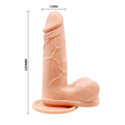 Dildo z przyssawką Barbara Genie Sterowane z pilota 15,5cm LyBaile