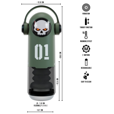 Rebel Skull Masturbator 3F