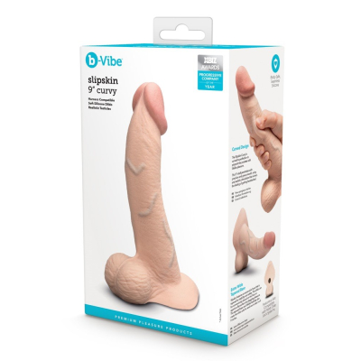 b-Vibe Slipskin 9\" Curved Crea