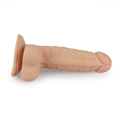 Dildo z przyssawką i wibracjami Real Extreme 17,5cm Lovetoy