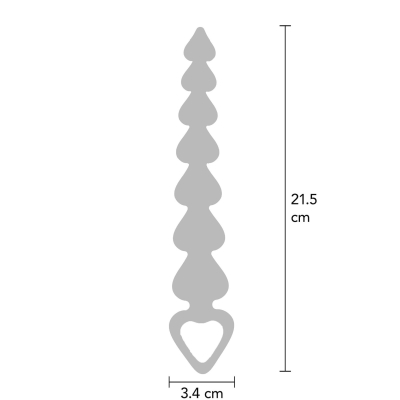 ToyJoy Anal Play Rainbow Heart Beads