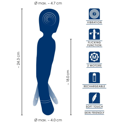 Smile 2in1 Wand with flicking
