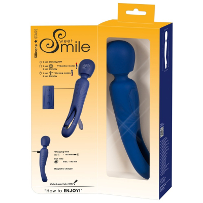 Smile 2in1 Wand with flicking