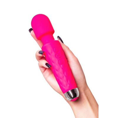 Flovetta Peony Vibrating massager, silicone, pink, 20.5 cm