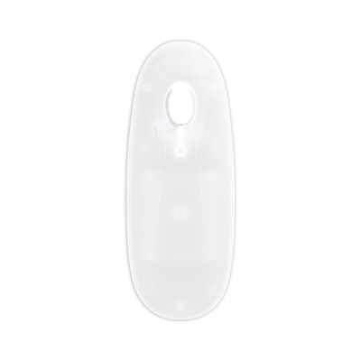 LED Vibrating Straight Cock with Balls - 6 / 15 cm - Transparent