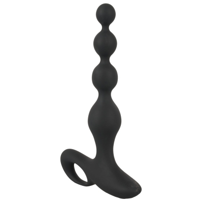 Koraliki analne z wibracjami 20 cm Black Velvet