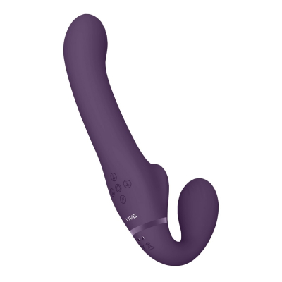 Ai - Dual Vibrating Air Wave Tickler Strapless Strapon