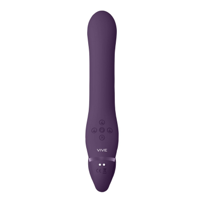 Ai - Dual Vibrating Air Wave Tickler Strapless Strapon