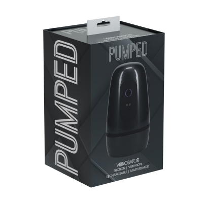 Pulsar - Negative Pressure Suction and Vibration Masturbator Pump - Gun Metal