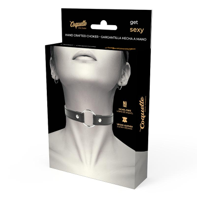 COQUETTE CHIC DESIRE - VEGAN LEATHER NECKLACE WOMAN ACCESSORY
