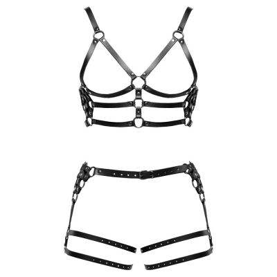 Leather Harness Set M/L