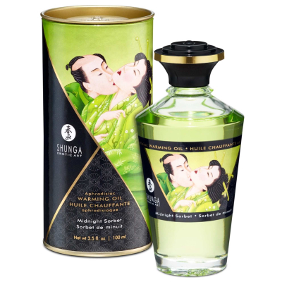 Shunga warming oil midnight sorbet 100ml