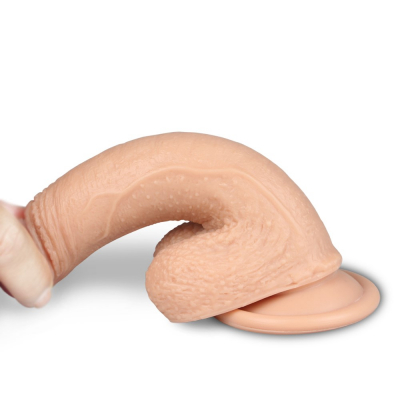 Realistyczne dildo z mocną przyssawką 18cm