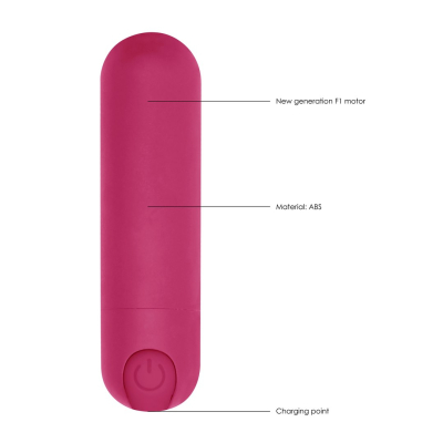 10 Speed Rechargeable Bullet - Pink